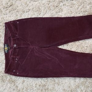 Burgundy Corduroy Pants